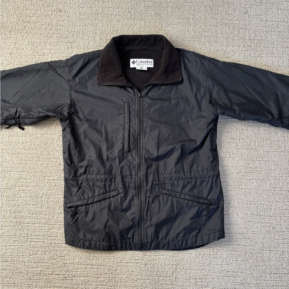Columbia Charcoal Windbreaker Jacket